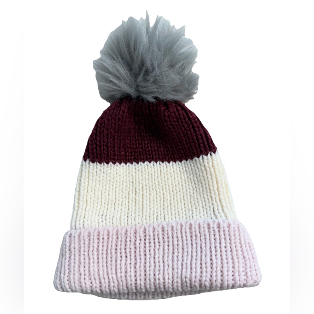 Norla Canada Fleece Lined Pom Pom Beanie Winter Hat